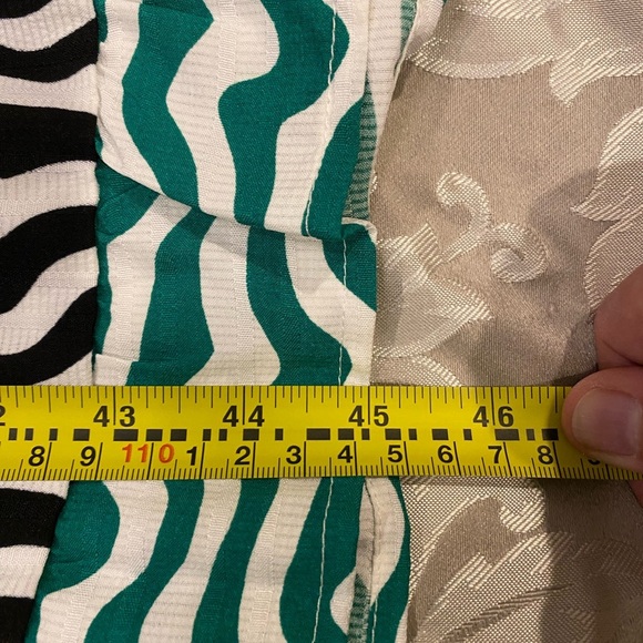 VOY BLACK/WHITE DRESS WITH RIC-RAC BELT - SIZE L - NWT - Picture 10 of 10